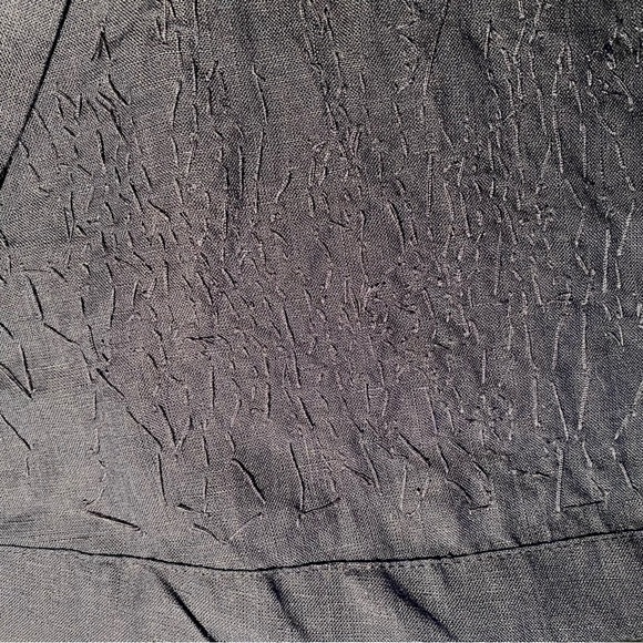 Eileen Fisher Blue Irish Linen Sequin Tank Top Cami Size XS Breathable Summer - Picture 11 of 11